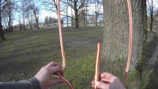 How to tie a Bowline  Arborist knot tying [upl. by Adey]