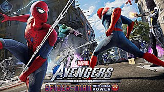 Marvels Avengers Game  SpiderMan DLC Gameplay REVEALED [upl. by Koppel]