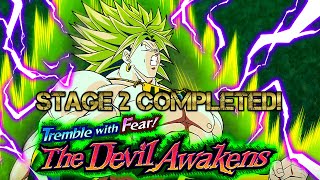 Just as Hard Stage 2 of Tremble with Fear The Devil Awakens Completed DBZ Dokkan Battle [upl. by Ecirad]