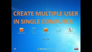 MULTIPLE USER CREATE IN WINDOWS [upl. by Coleman246]