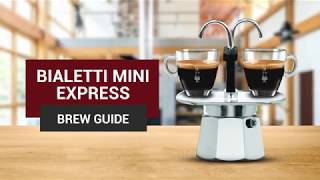 How to Use the Bialetti Mini Express Espresso Coffee [upl. by Glassman]