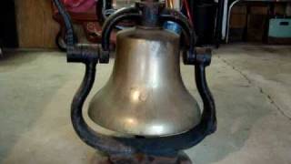 Antique Brass Locomotive Train Bell  Auction Bay Online [upl. by Eyanaj509]