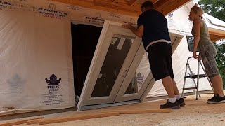 Installing Exterior French doors [upl. by Isyed]