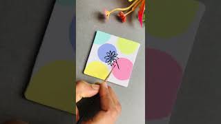 Mini canvas acrylic painting youtubeshorts shorts easypainting art [upl. by Duj]