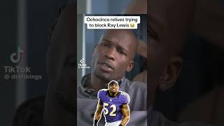 Ray Lewis vs Ocho cinco toogreattobeleftunseen nfl [upl. by Ittam]