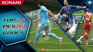 PES 2013  Top 25 goals winter 201213 [upl. by Eetnom]