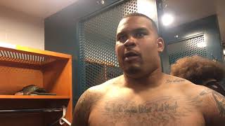 Philadelphia Eagles’ Brandon Brooks says team had right mentality to establish run game vs Broncos [upl. by Boatwright]