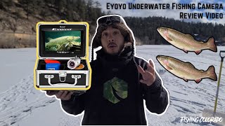 Ice Fishing with Eyoyo Underwater Fishing Camera REVIEW VIDEO [upl. by Ame462]