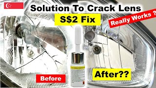 Repair Cracked Glass  2 Repair Kit Works [upl. by Anis913]