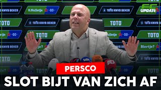 Arne Slot richting journalist Echt gênant dat je dat zegt FC Update [upl. by Emersen]