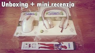 Unboxing  mini recenzja słuchawki myszka i podkładka The Sims 4 firmy Steelseries [upl. by Eanert]