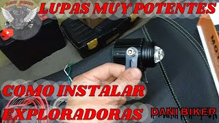 como instalar luces exploradorascomo instalar luces auxiliares de 3 cablesexploradoras con lupa [upl. by Intruok]