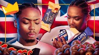 American Tries British Snacks Tier List [upl. by Rriocard]