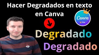 🌈✨ Cómo Crear un Degradado en Texto en Canva 2024 [upl. by Yllod18]