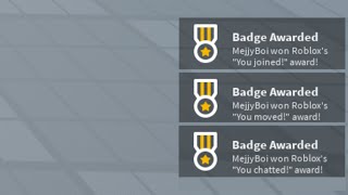 Roblox Badges Be Like [upl. by Klapp26]