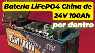 Batería LiFePO4 China de 24V 100Ah por dentro [upl. by Redle55]