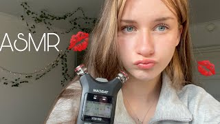 ASMR KISSES 💋💋💗and other sounds ON TASCAM [upl. by Monk29]