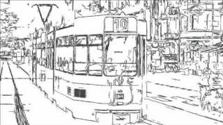 Basel Tram als Cartoon Sommer 2010 [upl. by Hendren]