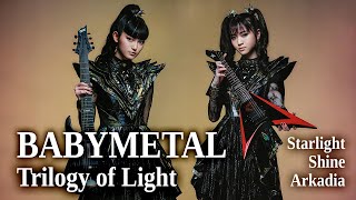 BABYMETAL  Trilogy of Light Starlight  Shine  Arkadia mit deutschen Untertiteln [upl. by Yelha]