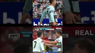 Ronaldo Euro Goal Recreated in FIFA 22 fifa fifa22 football gaming fut eafc shorts [upl. by Airamesor]