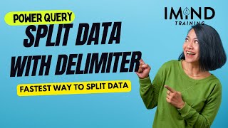 Split Data with Delimiter in Microsoft Excel using Power Query [upl. by Leissam981]