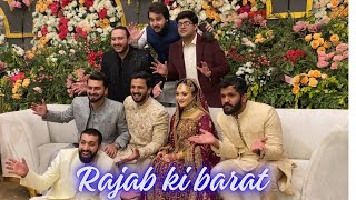 Rajab butt ki barat  full wedding vlog  rajab family [upl. by Colline]