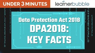 DPA 2018  Key Facts Data Protection Act [upl. by Gader]