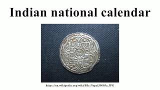 Indian national calendar [upl. by Otilia]