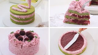 Satisfying Relaxing Video🍒🍪🎂🍰Bayberry Cake and Dessert RecipesAsmrTiktok [upl. by Louth]