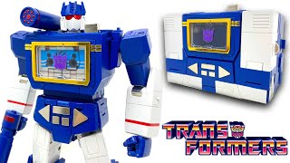 The BEST Transforming G1 Soundwave YET KO RP01 ACOUSTIC WAVE W Laserbeak Ravage amp Frenzy Review [upl. by Iredale]