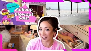 VLOG with ME Shopping at THE MAKEUP BLOWOUT amp vanity cleaning [upl. by Erickson]