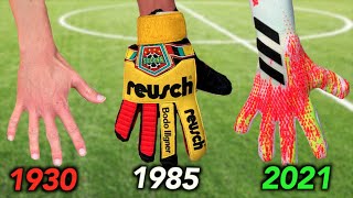 Testing Goalkeeper Gloves from 1930 to 2021  how much have they changed [upl. by Naleek]