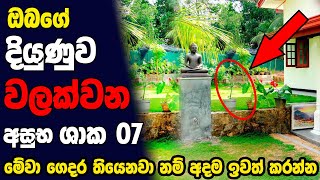 අවාසනාව ගෙනෙන ගුප්ත පැල වර්ග 07  Bad Luck Plant vastu tips sinhala  Ahasa [upl. by Theron567]