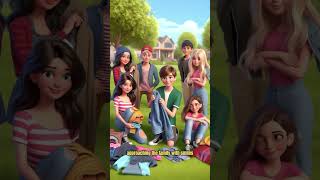 Teenagers help a Homeless Family storytime trending 3DAnimation cartoon shorts animatedcartoon [upl. by Porett778]