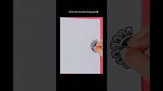 Half Circle Mandala Art✨trendingviralshorts viralvideo mandalashorts highlights subscribe [upl. by Adabel]