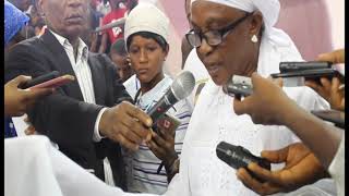 Oraison funèbre du maire Taran Diallo par Mme Touré Hadja Fanta Camara SG de la commune de Ratoma [upl. by Anelrahc]