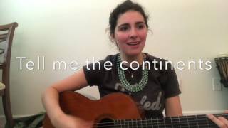 Montessori Continent Song Bilingual English and Spanish [upl. by Xineohp]