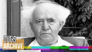 Israels Founding Father David BenGurion Interview 1957 [upl. by Enaj]