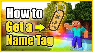 How to Get Name Tags in Minecraft 3 Ways and More [upl. by Reinar788]