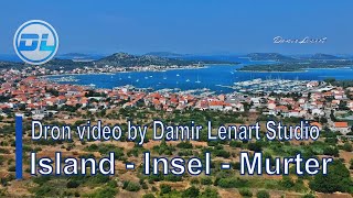 Island  Insel Murter Dron video by Damir Lenart Studio [upl. by Ecaidnac]