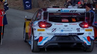 WRC Rallye Monte Carlo 2024  Shakedown  Start sound and action [upl. by Akimihs]