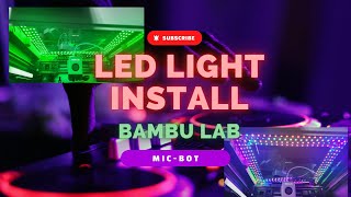 Bambu Lab RGBIC LED light install on the X1C [upl. by Sterne]