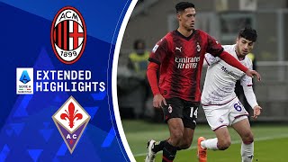 Milan vs Fiorentina Extended Highlights  Serie A  CBS Sports Golazo [upl. by Aeila]