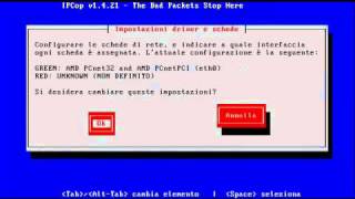 IPCop  Guida Prima Installazione [upl. by Rekoob458]