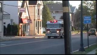 Linden NJ Fire Department Engine  1 Tower Ladder  1 amp Engine  3 [upl. by Woehick]