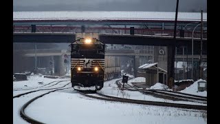 Altoona Pennsylvania NS Trains Galore 4K [upl. by Seafowl408]