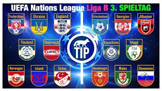 Nation League B 3 Spieltag datenbasierte WettTipps [upl. by Dnalloh958]