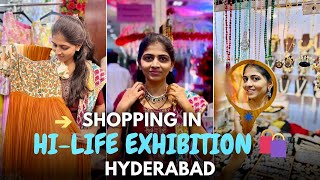 Exploring Hilife exhibition222324 Nov in Hyderabad shopping 🛍jewellery saree youtube vlog [upl. by Wehttan347]