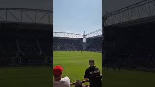 Rangers fans at Tynecastle singing Ibroxonia [upl. by Nnaeirrac]