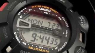 2S Time  CASIO Mudman G90001VDR Master of G Digital watch [upl. by Amitie]